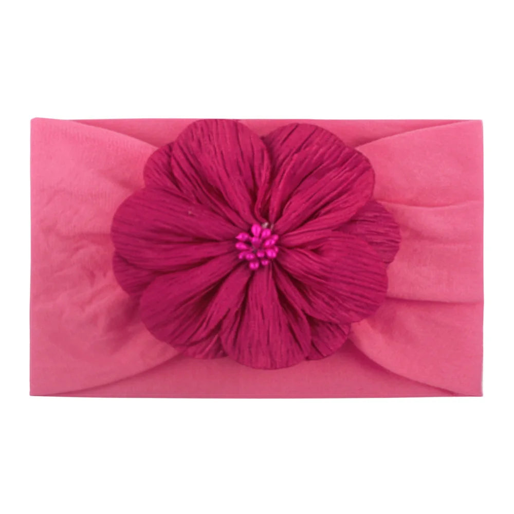 13 Colors Flower Baby Headband Soft and Elastic