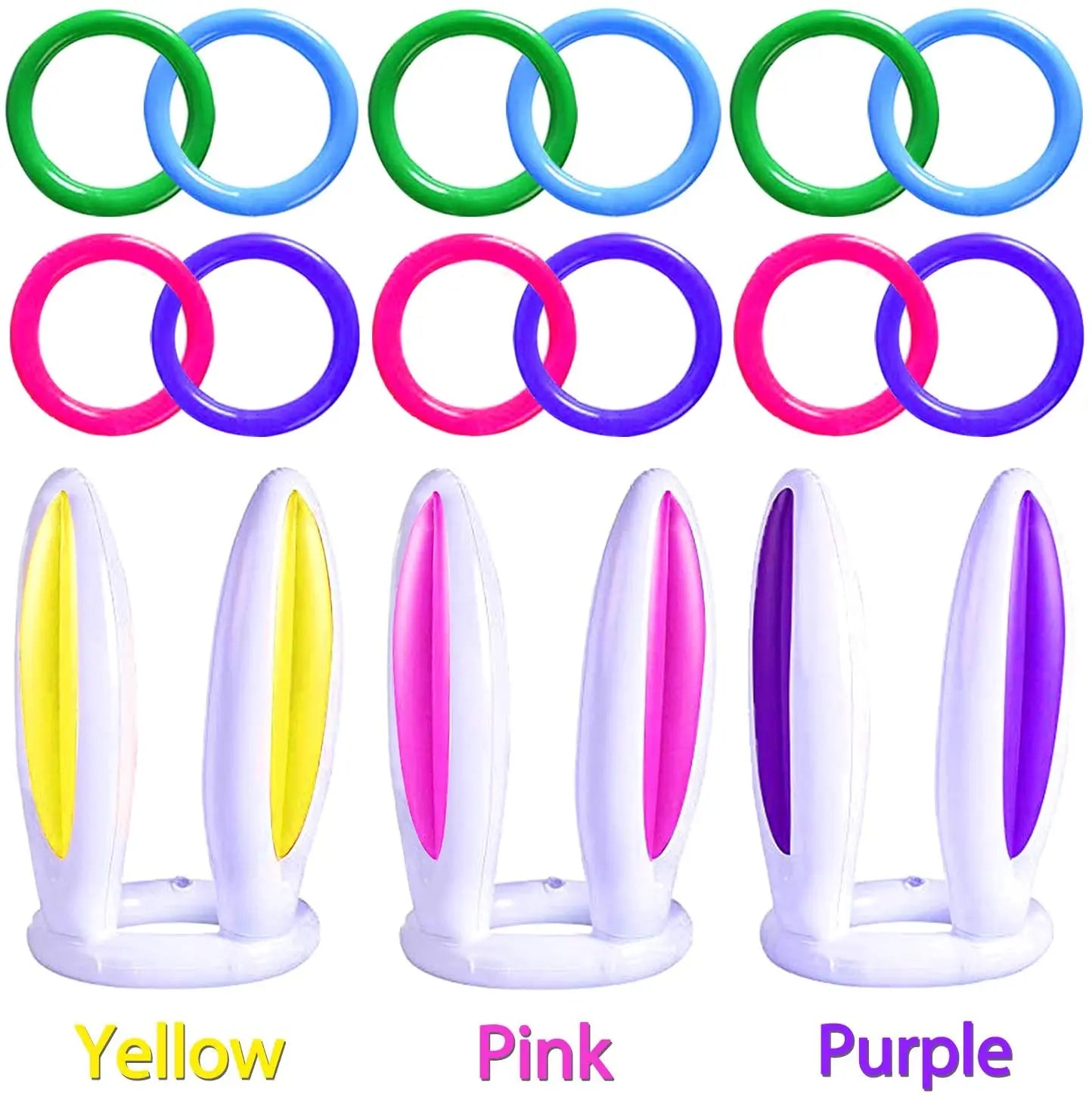 Inflatable Rabbit Ear Throwing Game Ferrule Ring