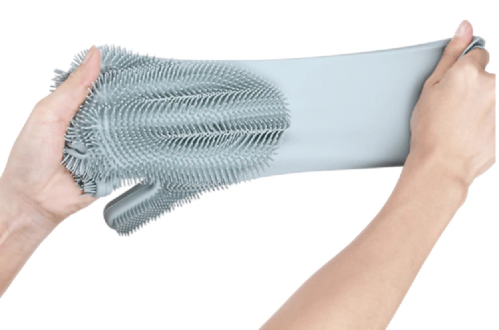 Dishwashing Cleaning Gloves Magic Silicone Rubber