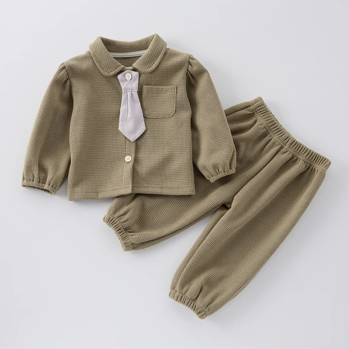 Spring Two-piece Set for Baby Boys and Girls Stylish and Trendy