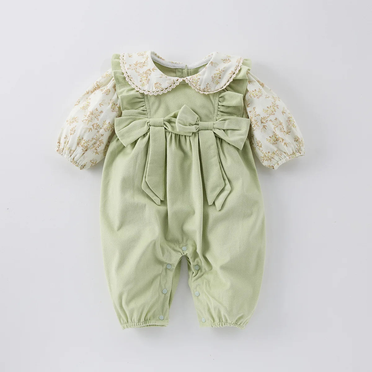 Spring Baby Girl Long-sleeved Romper