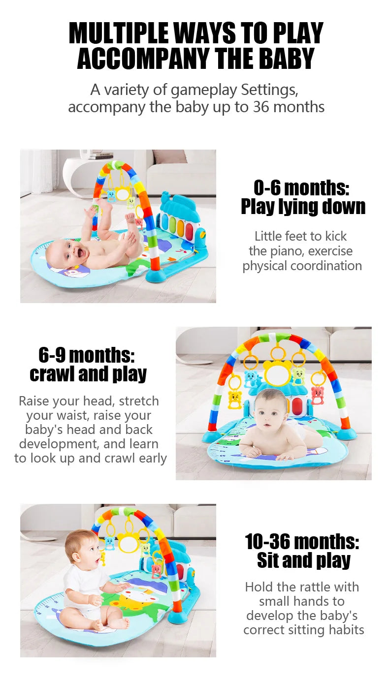 Baby Fitness Stand Music Play Gym Activity