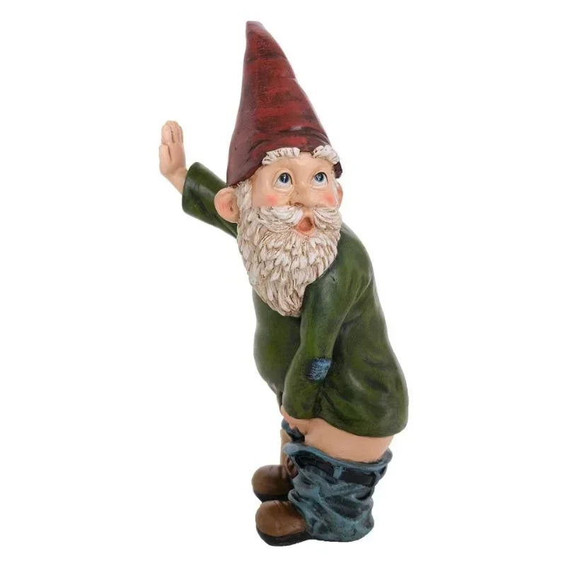 Creative Urinating Gnome Statue