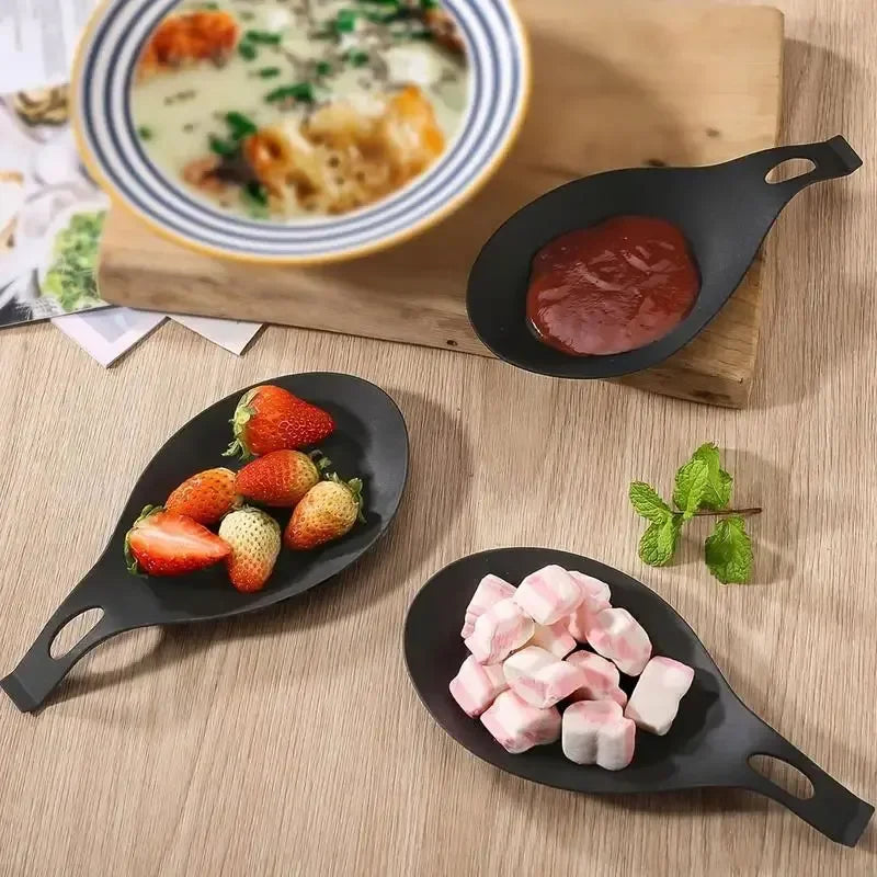 1/4pcs Silicone Spoon Rest Spatula Holder Heat Resistan