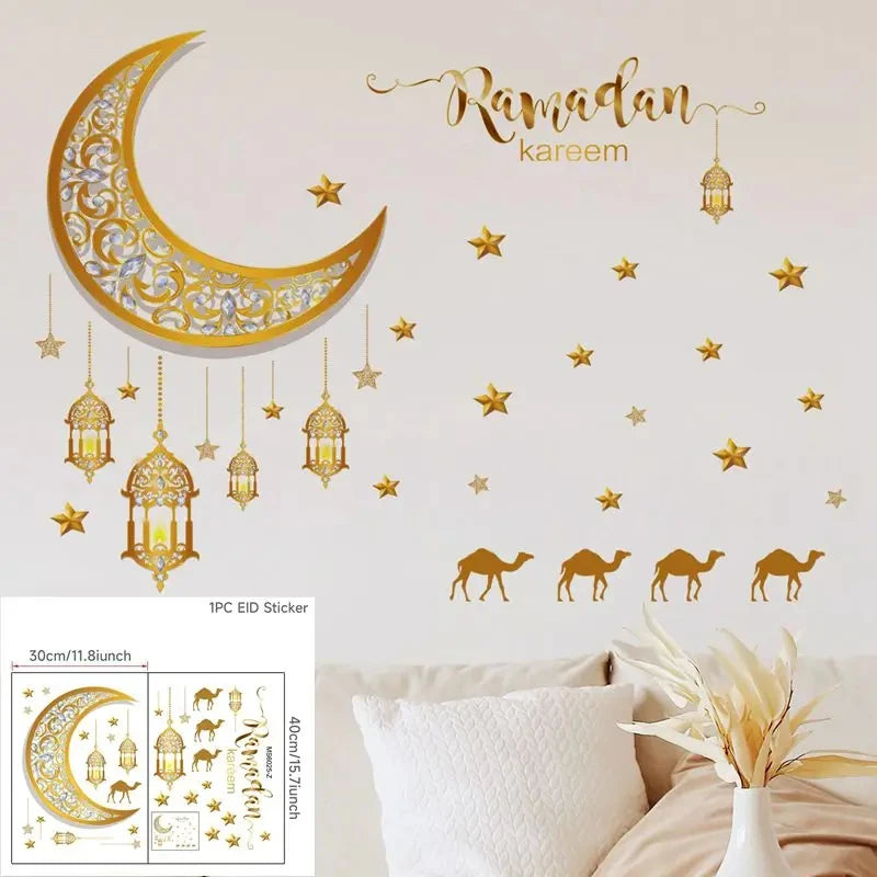 Window Stickers Ramadan Decoration