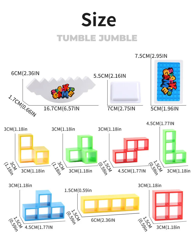 Balance Stacking Board Games Buliding Blocks