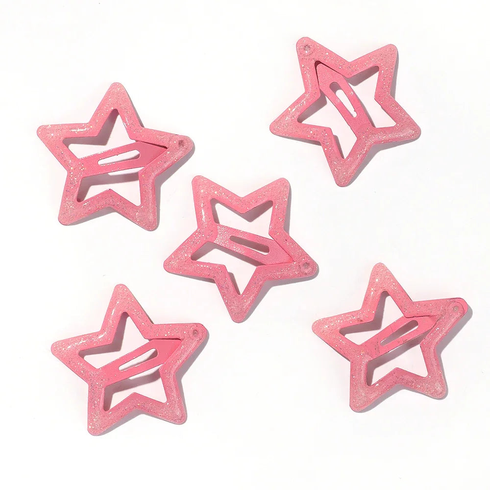 50 Pcs/set  Ornament Hair Clips Girls