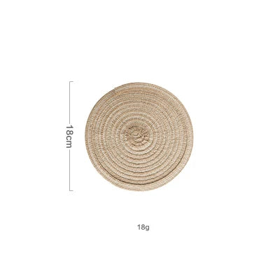 6pcs Round Table Mat