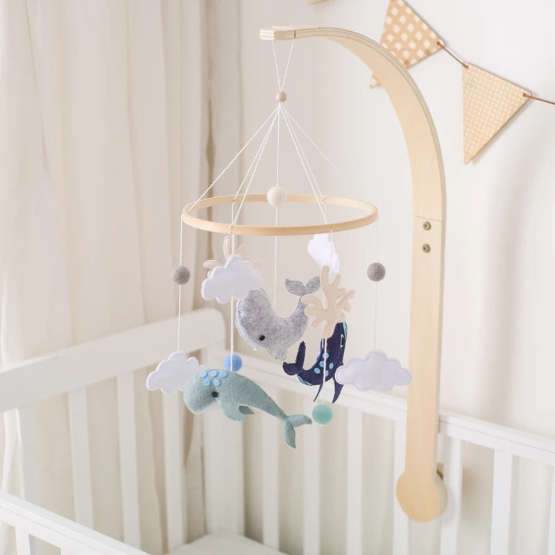 Baby Crib Mobile Bed Bell Rattle