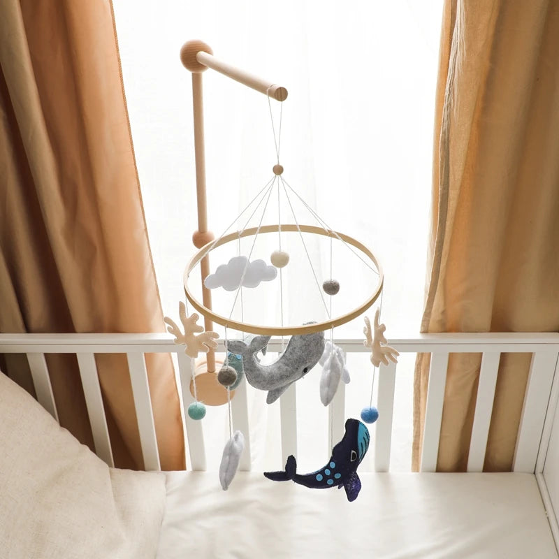 Baby Crib Mobile Bed Bell Rattle