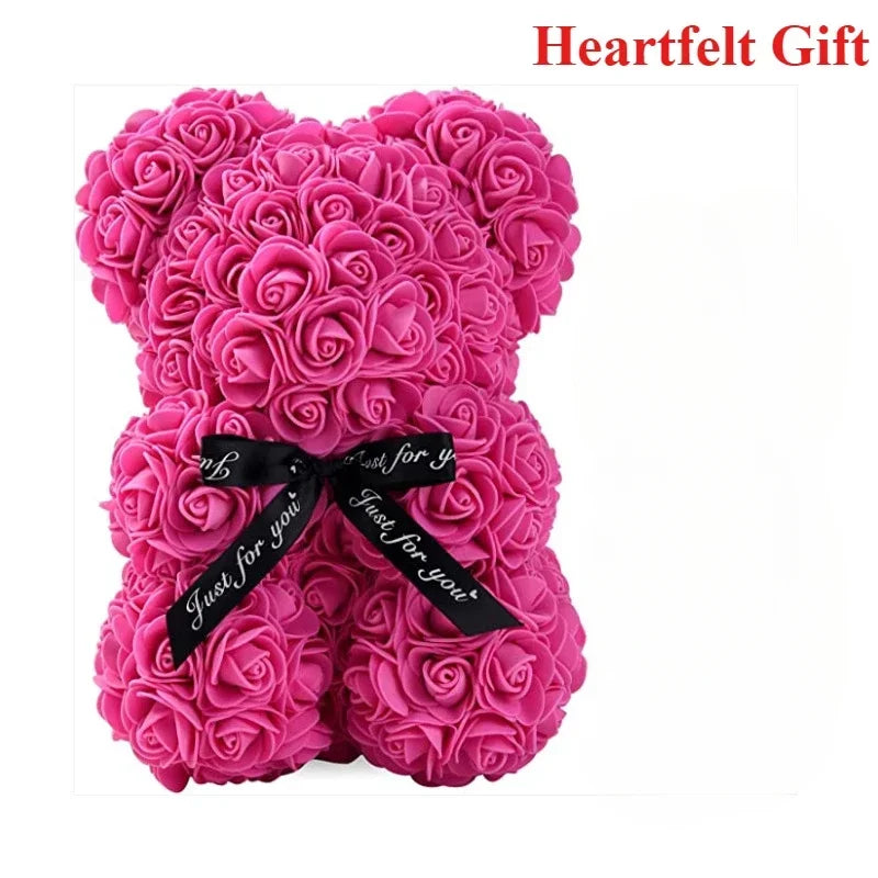 Artificial Flower Eternal Rose Teddy Bear