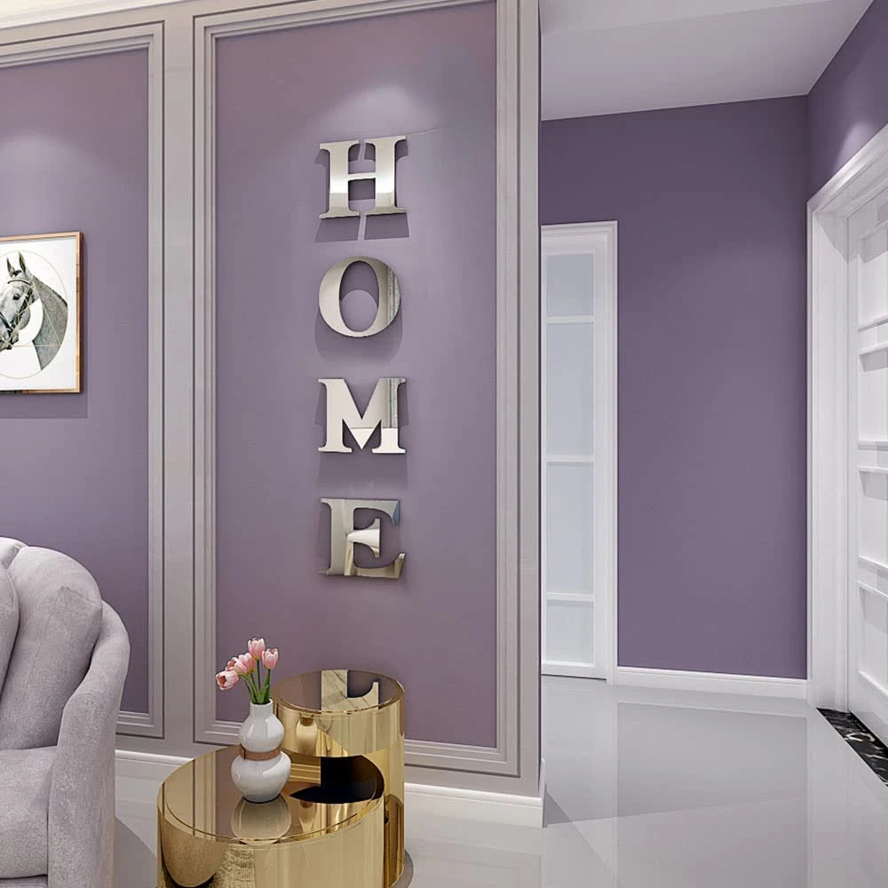 Large 3D Home Mirror Wall Stickers