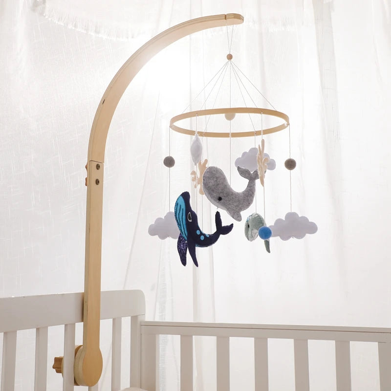 Baby Crib Mobile Bed Bell Rattle