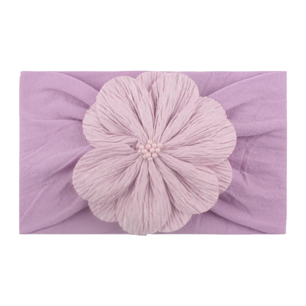 13 Colors Flower Baby Headband Soft and Elastic