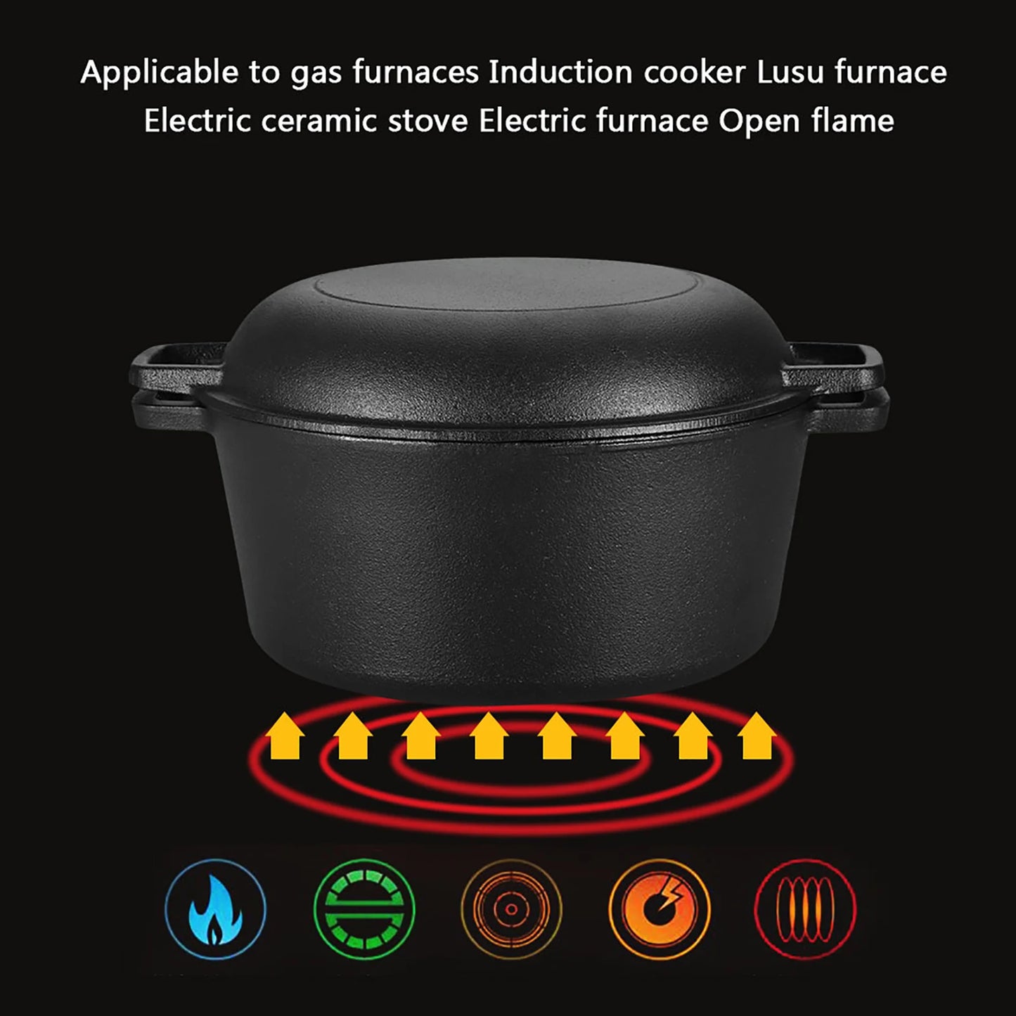 Cast iron pot dual-use overseas warehouse monopoly