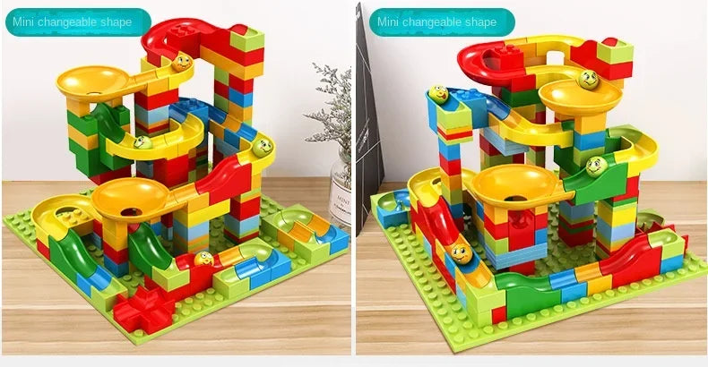 Maze Ball Track Building Blocks Baby Brain