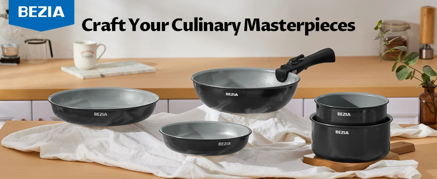 Induction Cookware with Healthy Ceramic Coating