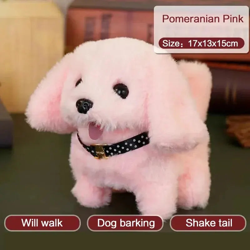 Toy Can Walking And Call Electric Plush Robot