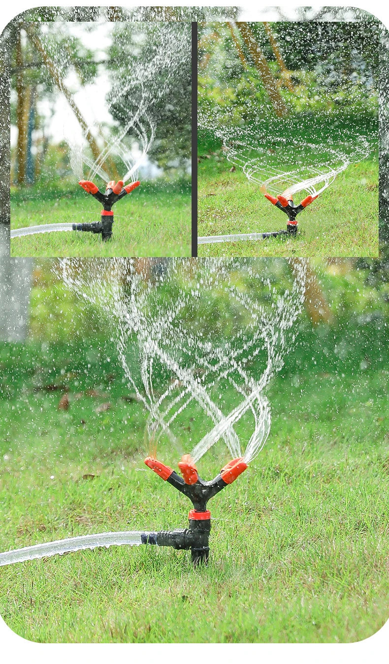 360° Rotating Pentagonal Showerhead Automatic Sprinkler