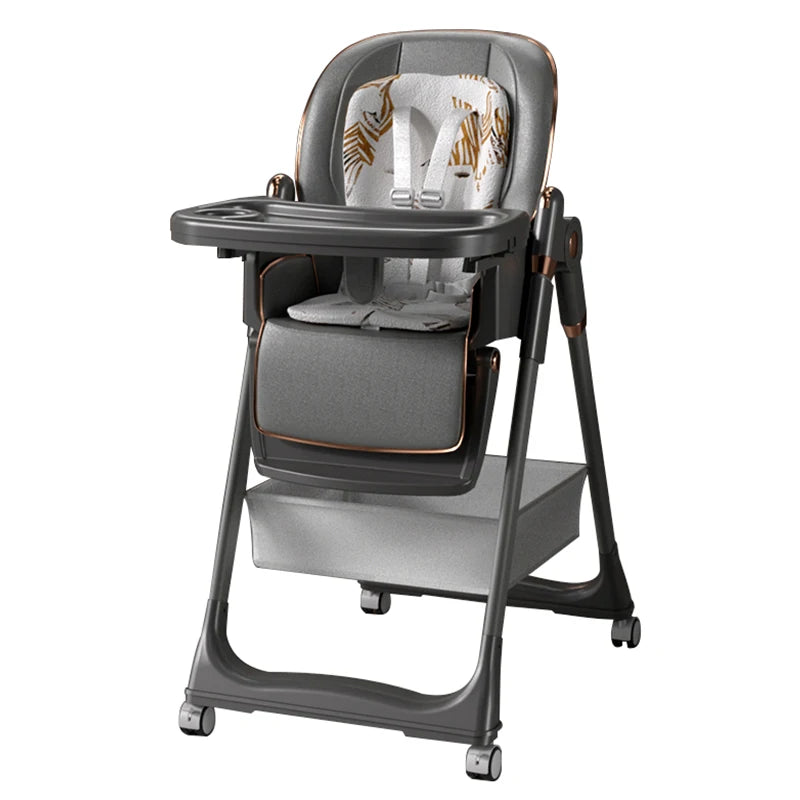 Baby Feeding Table Chair with Wheels