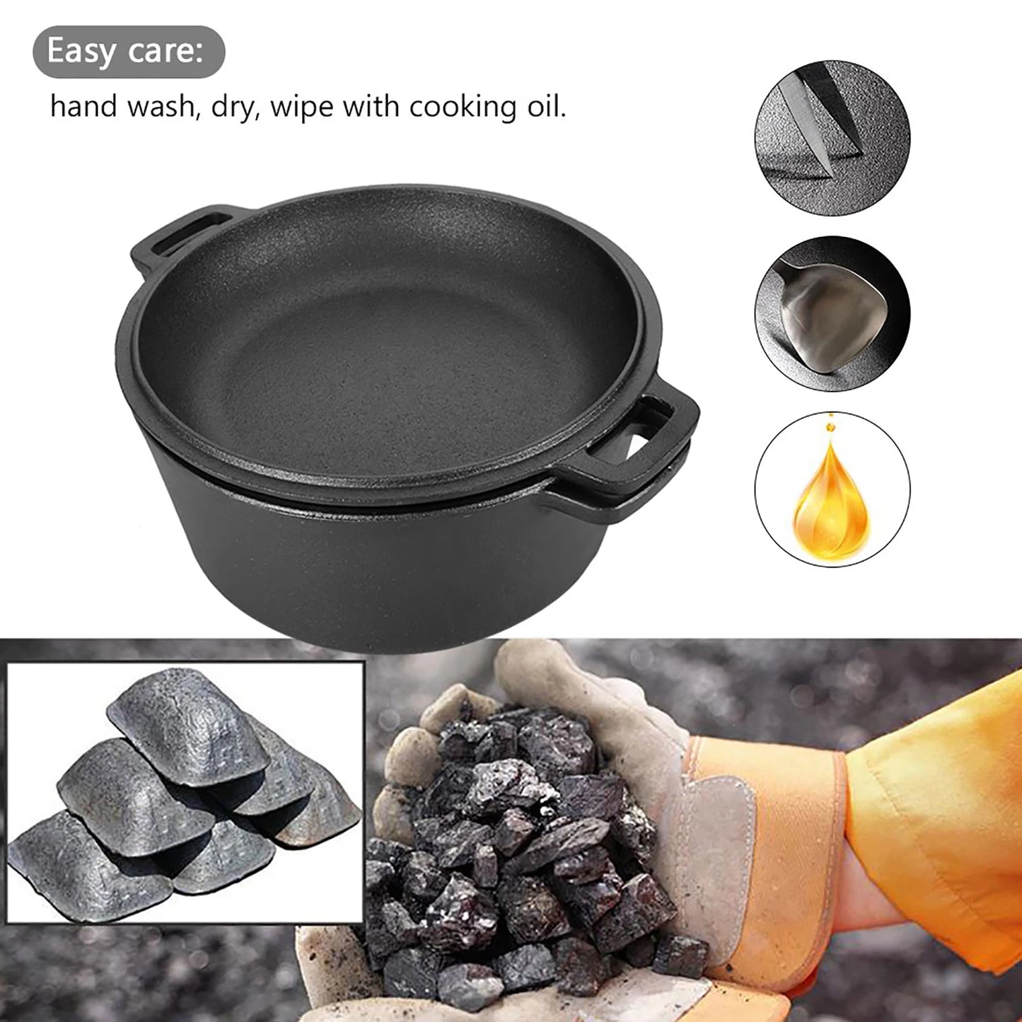 Cast iron pot dual-use overseas warehouse monopoly