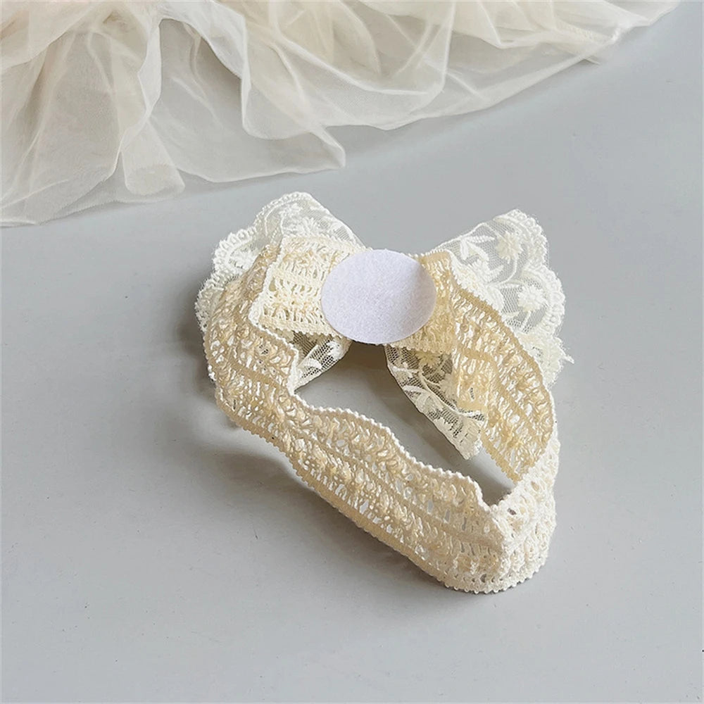 White Lace Baby Headband