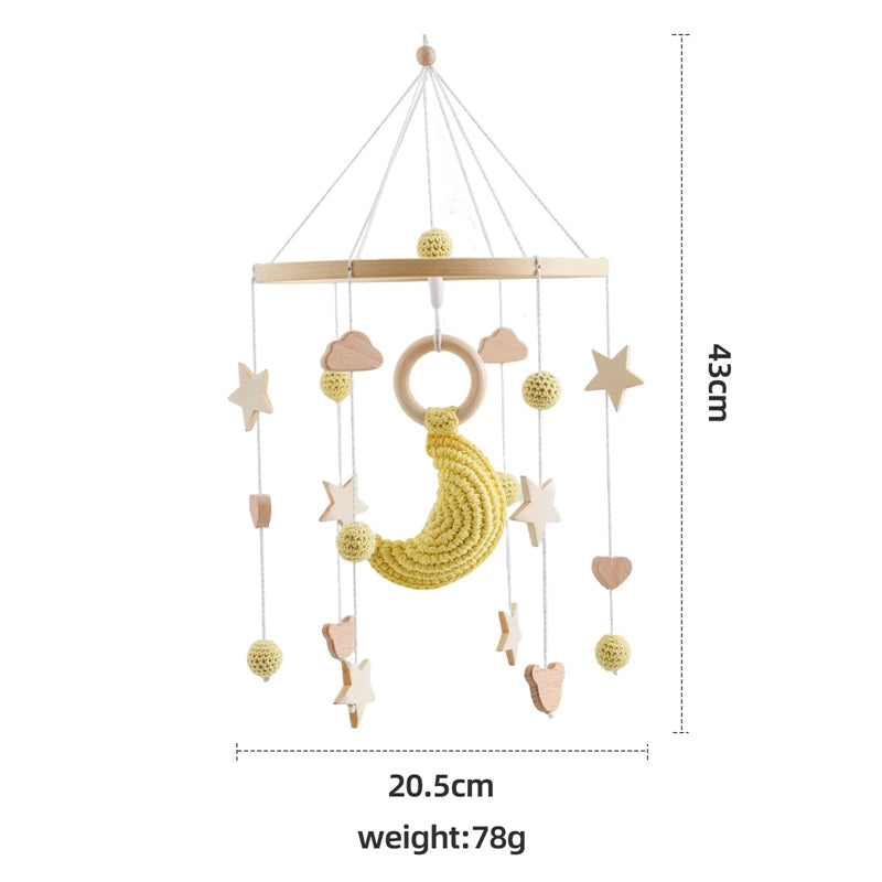 Baby Crib Mobile Bed Bell Rattle