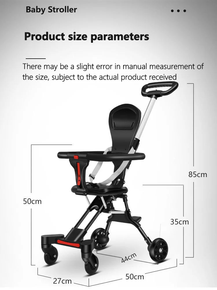 Baby Stroller Lightweight, Two-Way Seats