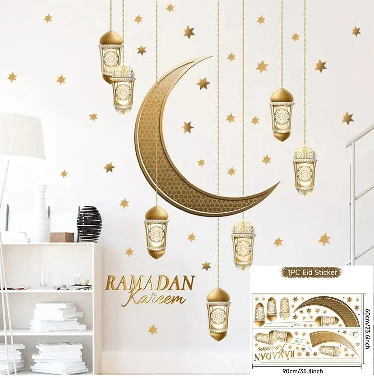 Window Stickers Ramadan Decoration