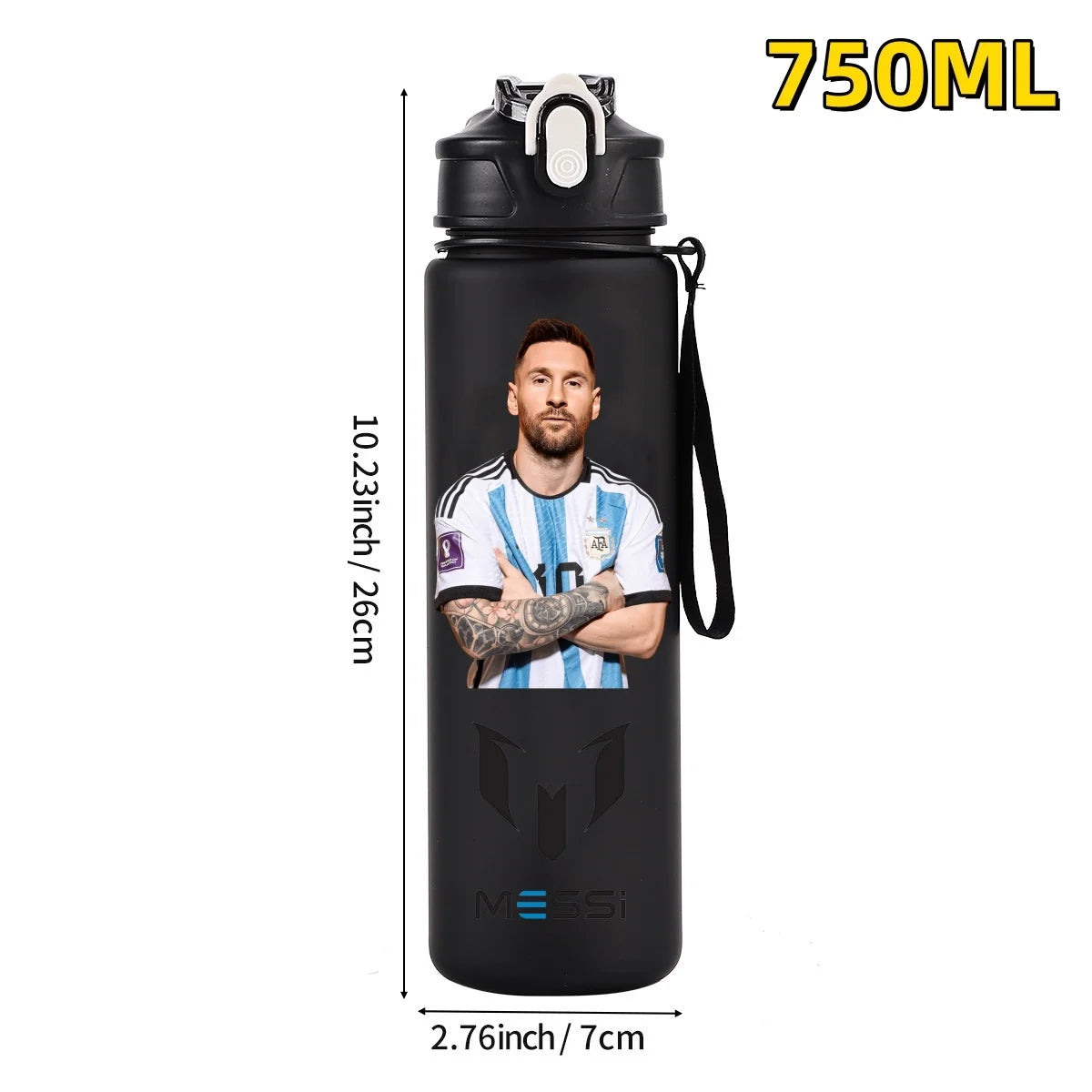 750ML Football Star  Water Cup