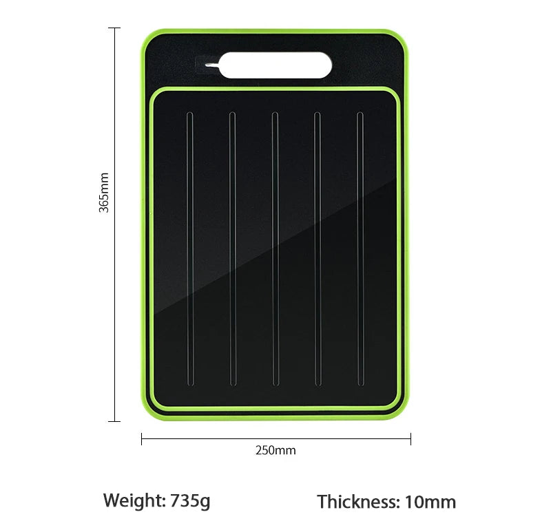 Double-side Cutting Board With Defrosting Function