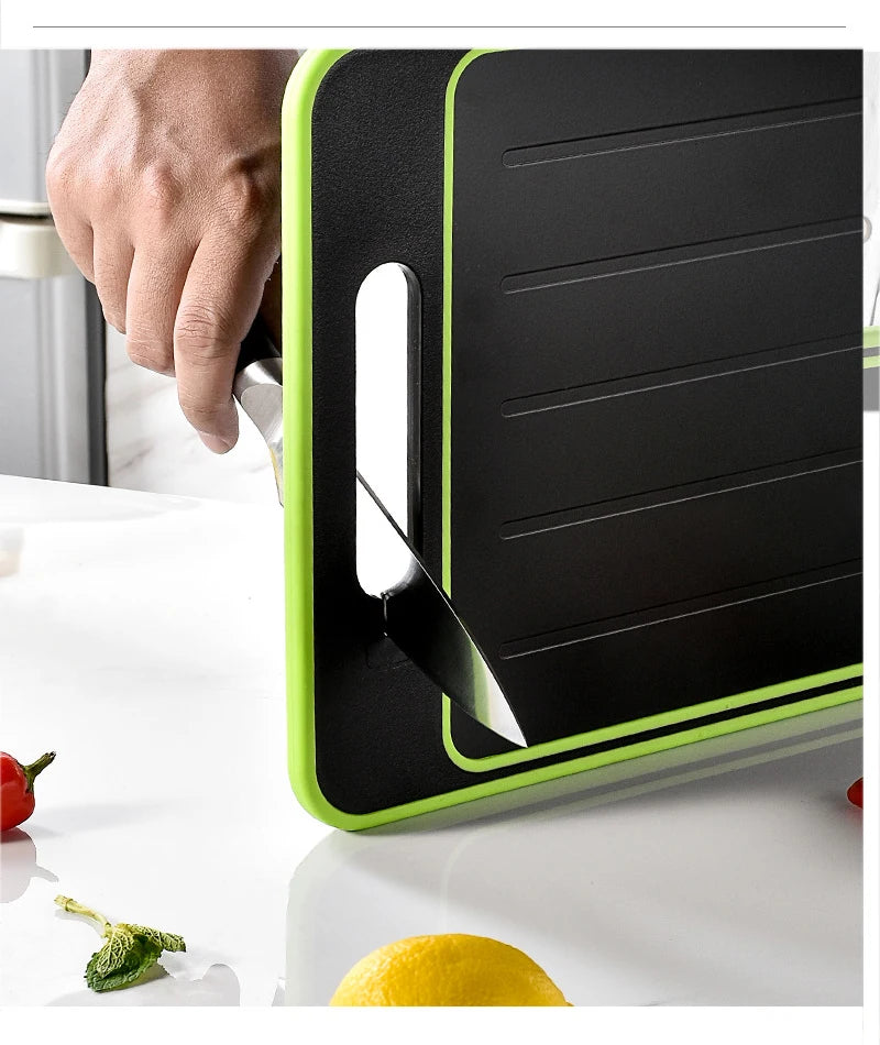 Double-side Cutting Board With Defrosting Function