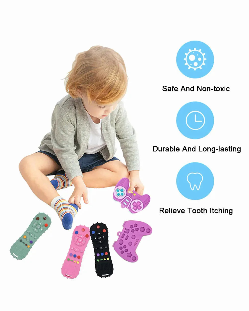 Silicone Baby Teether Chew Toys