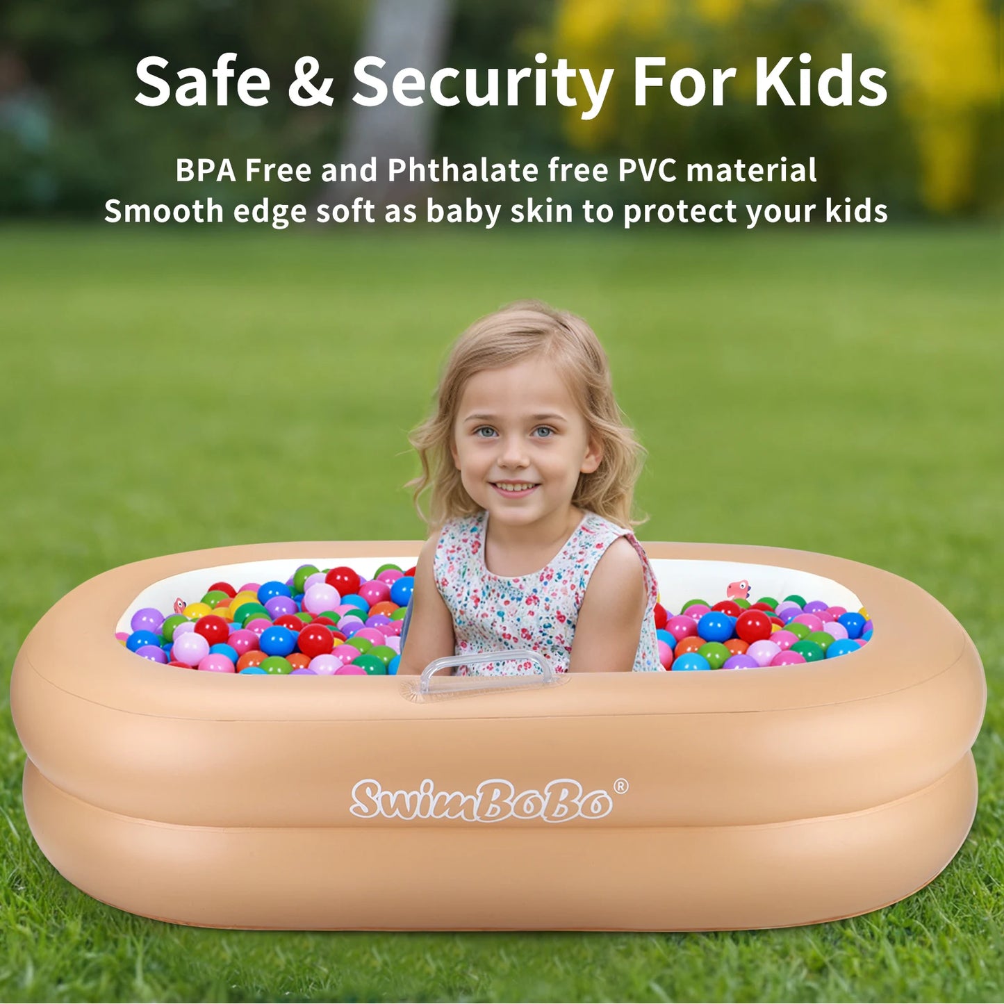 Inflatable Anti-glide Baby Travel Bathtub