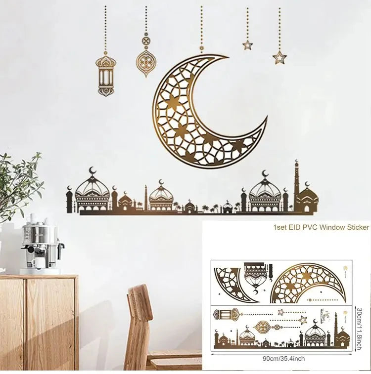 Window Stickers Ramadan Decoration