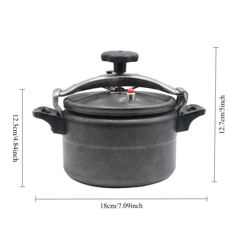 New Frosted Spray Coating Pressure Cooker 3L Black Safety Explosion