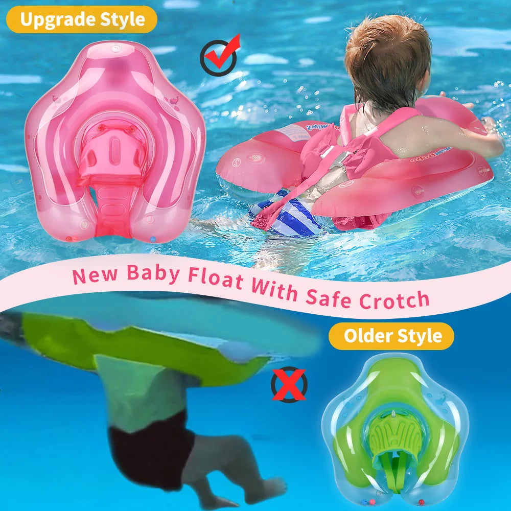 Baby Swimming Float With Canopy Inflatable