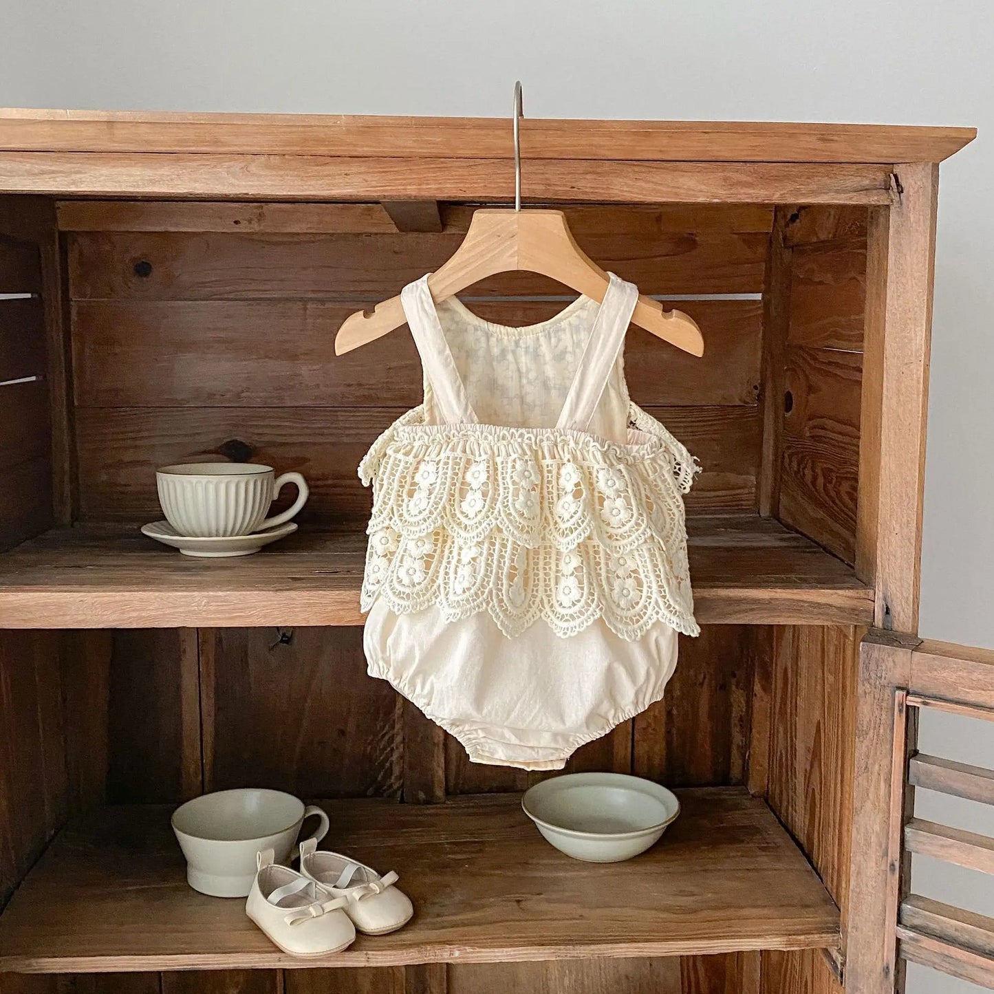 Summer Cotton Bodysuits for Baby Girls.