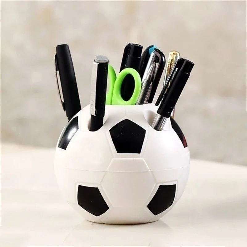 Pen Pencil Holder Football Shape