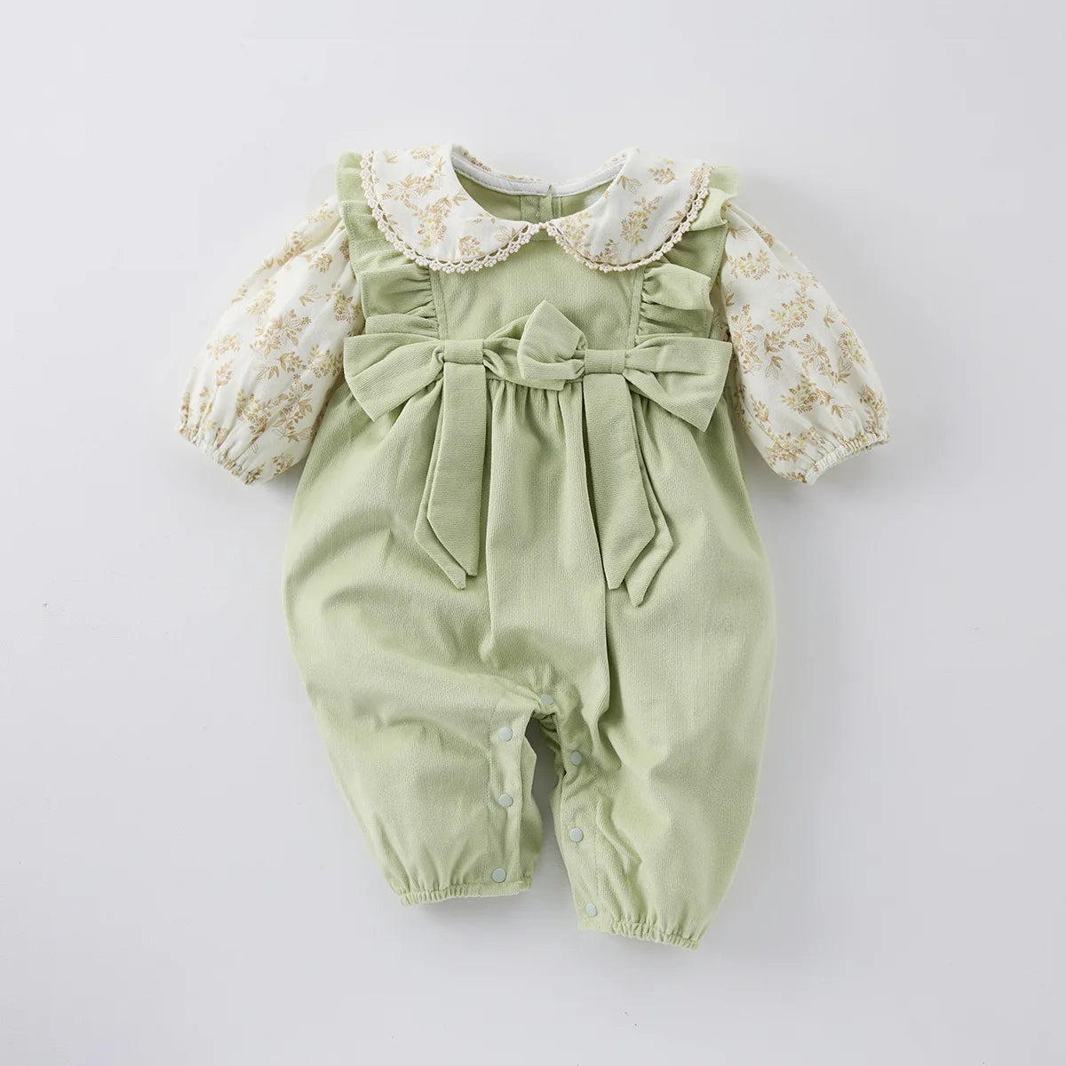 Spring Baby Girl Long-sleeved Romper