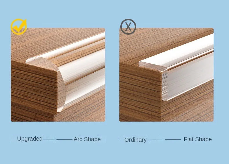 Transparent PVC Baby Protection Strip with Double-Sided Tape