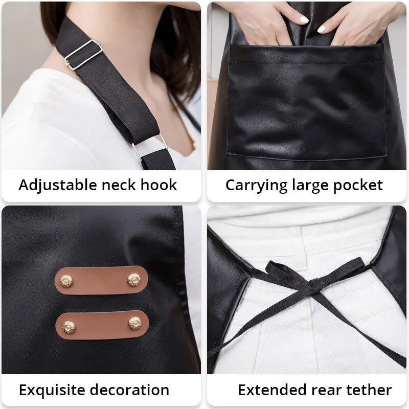 Waterproof And Oil Resistant Apron For Kitchen