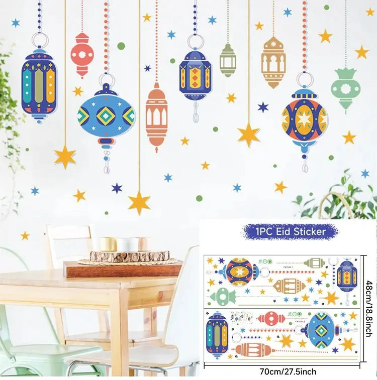 Window Stickers Ramadan Decoration