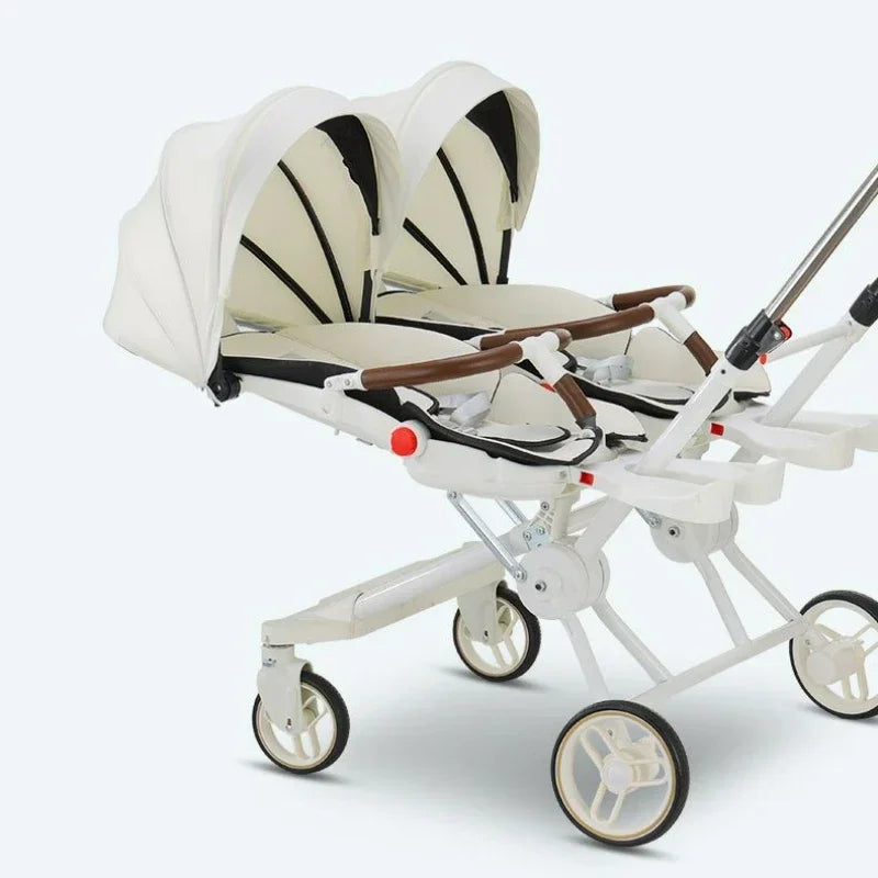 EU stock Double Portable Baby Carriage Twins