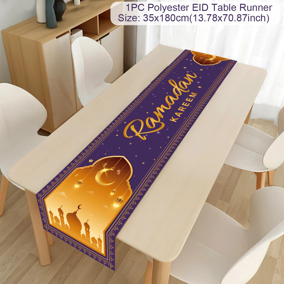 Ramadan Decoration 2025 Table Runner