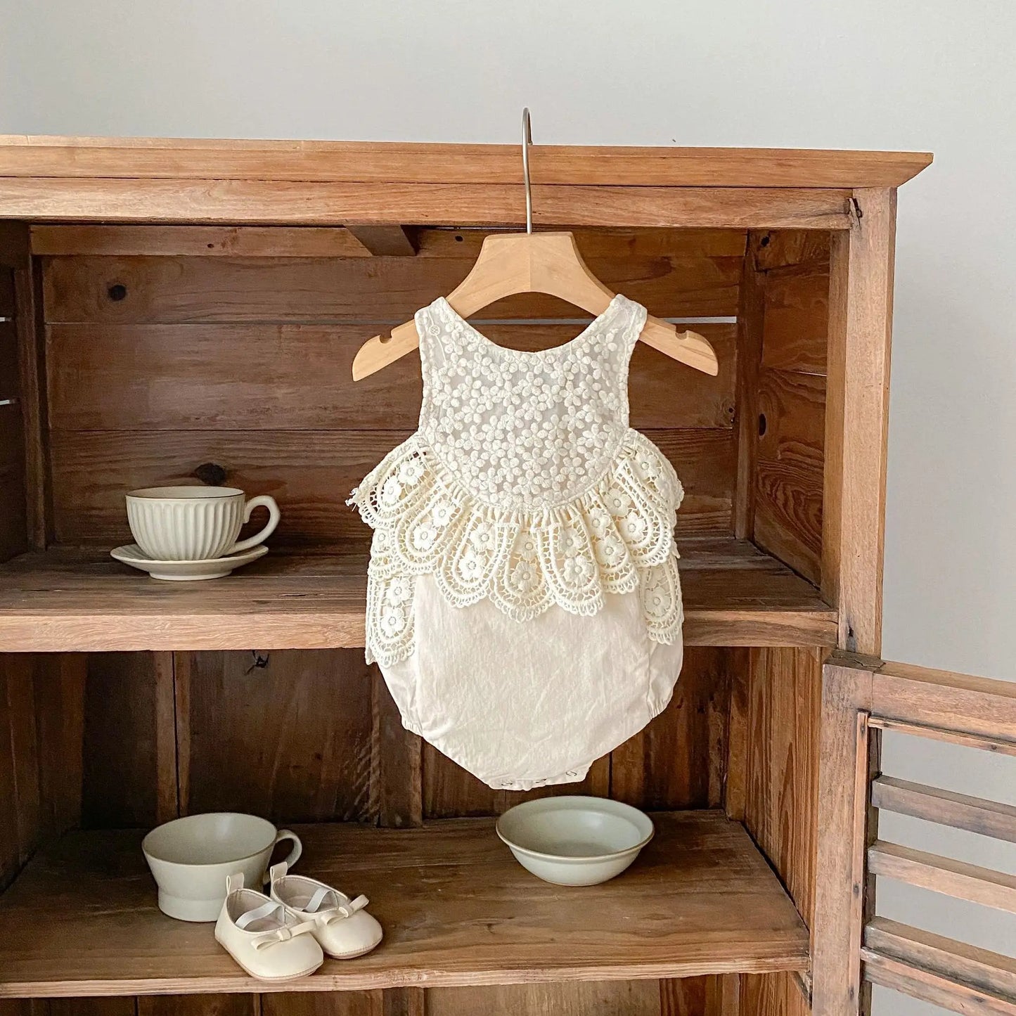 Summer Cotton Bodysuits for Baby Girls.