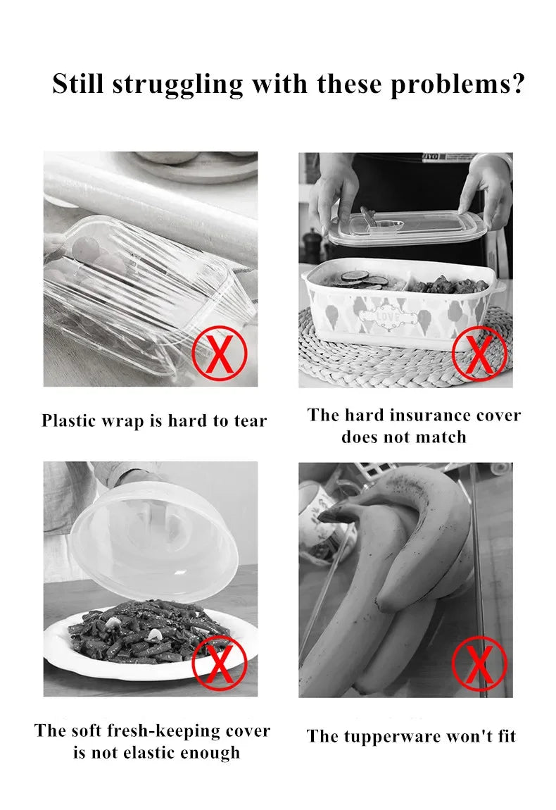 Reusable Food Wrap Storage Covers Bags