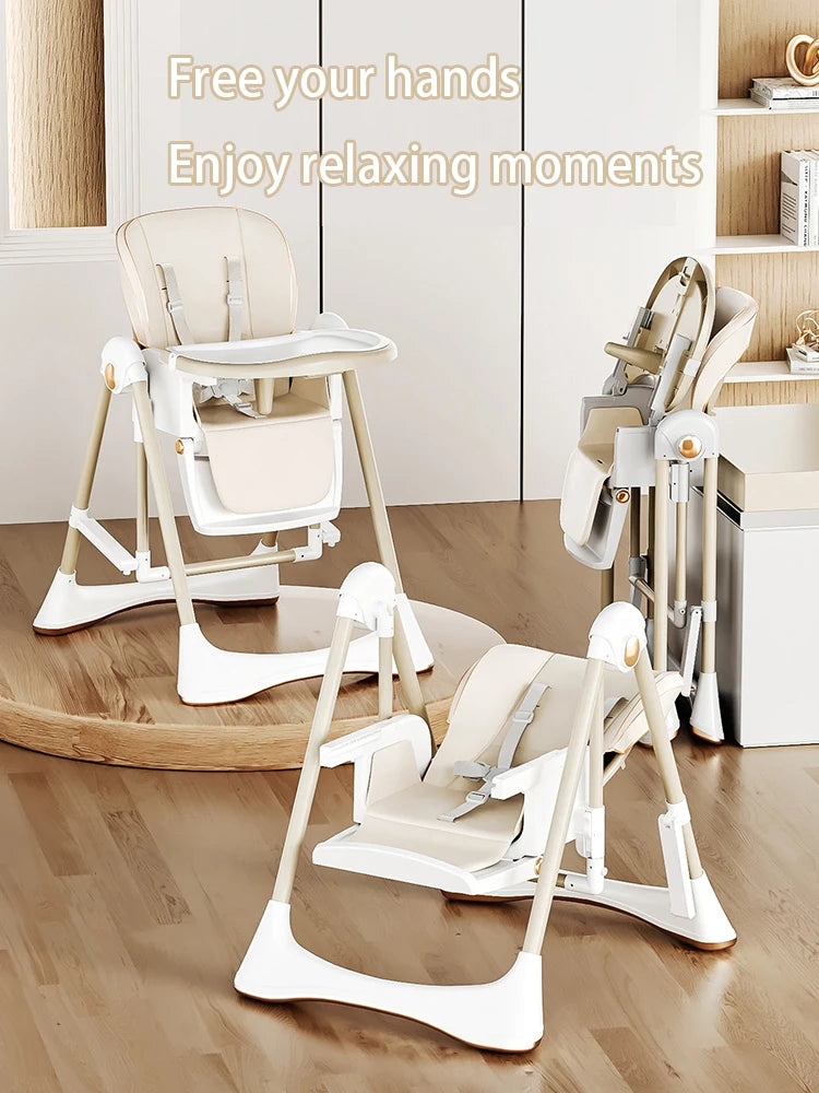 Baby Feeding Table Chair with Wheels