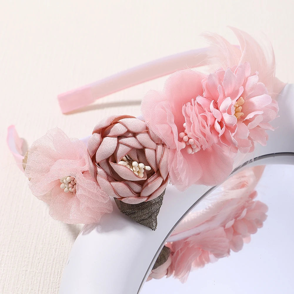 1pcs Hairband Artificial Flower Crown