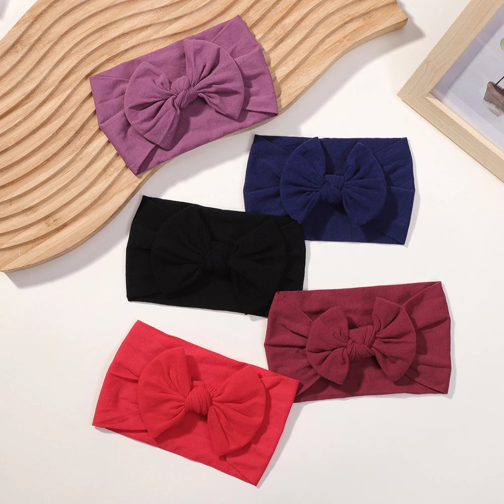 5Pcs Cute Bows Baby Headband